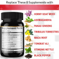 Premium geile Ziegenkrautkapseln mit Maca Root